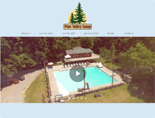 Tablet Screenshot of pinevalleycamp.org
